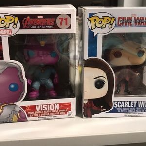 Marvel POP! Vision and Scarlet Witch *NEW*